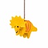 Sjaal met Verhaal Felt Hanger Dino assorti