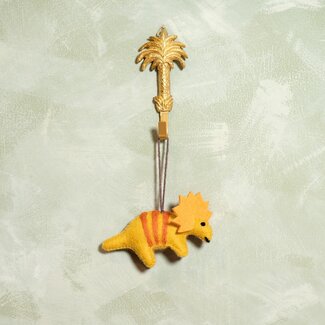 Sjaal met Verhaal Felt Hanger Dino Triceratops