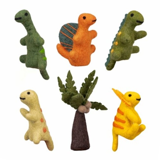 Finger Dolls Dino Set of 6 assorti