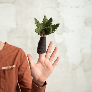 Sjaal met Verhaal Fingerpuppen Dino Palmboom
