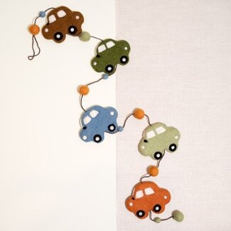 Sjaal met Verhaal Felt Garland Auto 2D