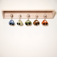 Sjaal met Verhaal Felt Key Ring Auto assorti