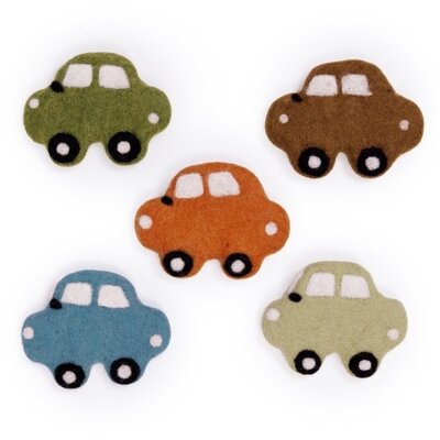 Sjaal met Verhaal Felt Magnet Auto assorti