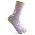 Miss Sparrow Socken Bamboo Yoga Poses Lilac