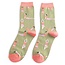 Socken Bamboo Yoga Poses Olive