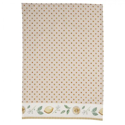 Clayre & Eef Tea towel Lemon & Dots