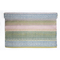 Isabelle Rose Rug light blue/pink/green