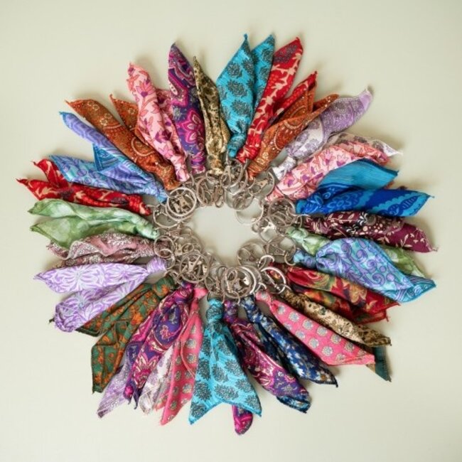 Keyring Sari assorti