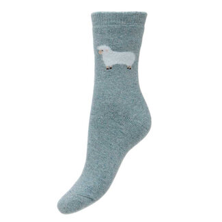 Gemjar Socken Wollmix Fluffy Sheep duck egg