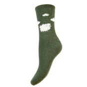 Joya Socks Woolmix Fluffy Sheep and Clouds green