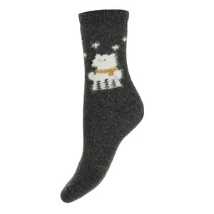 Gemjar Socks Woolmix Winter Dog charcoal