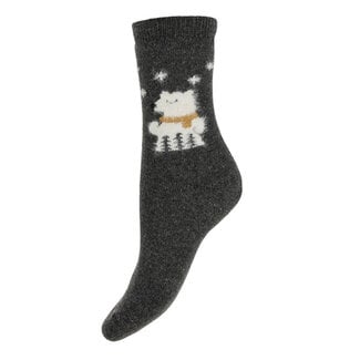 Gemjar Socken Wollmix Winter Dog charcoal