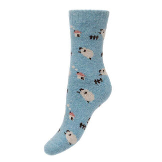 Gemjar Socken Wollmix Sheep sky blue