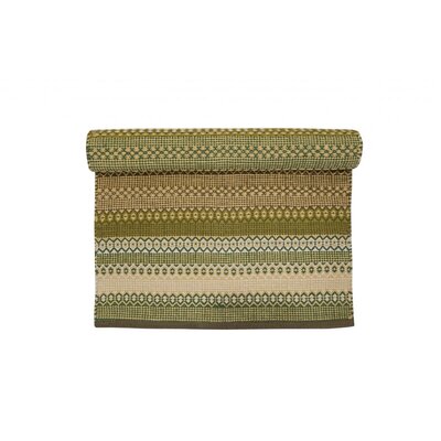 Isabelle Rose Teppich olive/cactus