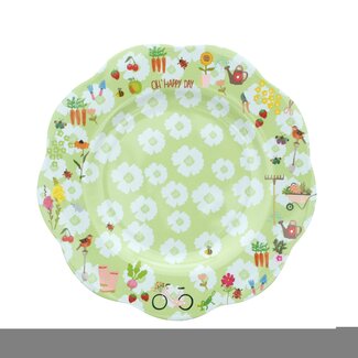 Overbeck and Friends Melamine plate Oh Happy Day large