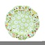Melamine plate Oh Happy Day large