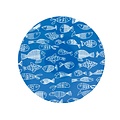 Overbeck and Friends Melamin Teller Crazy Fish mini