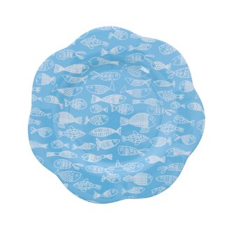 Overbeck and Friends Melamin Teller Crazy Fish small