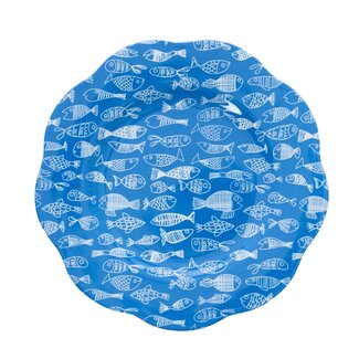 Overbeck and Friends Melamine plate Crazy Fish large