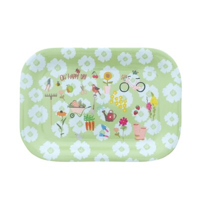 Overbeck and Friends Melamine serving dish Oh Happy Day