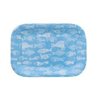 Overbeck and Friends Melamin Servierteller Crazy Fish