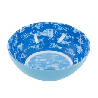 Overbeck and Friends Melamine Bowl Crazy Fish