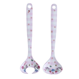 Overbeck and Friends Melamine salad servers Viola
