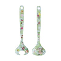 Overbeck and Friends Melamine salad servers Oh Happy Day