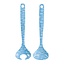 Overbeck and Friends Melamine salad servers Crazy Fish