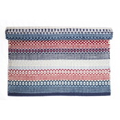 Isabelle Rose Teppich navy/red