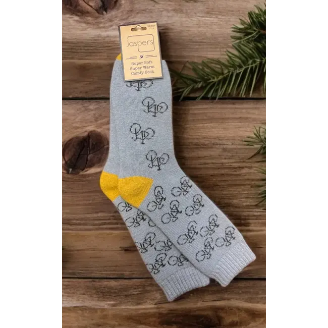 Men's Socks Super Soft Bikes grey