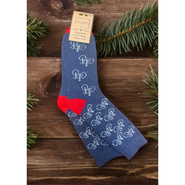 Men's Socks Super Soft  Bikes navy