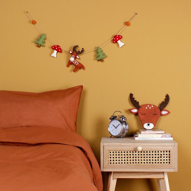 Felt Garland Bos Hert