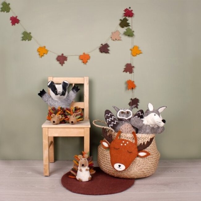 Felt Garland Esdoornblad