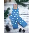 Socken Ribbed Spot cornflower