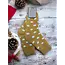 Socken Ribbed Spot gold
