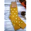 Socken Ribbed Stars gold