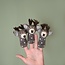 Fingerpuppen Hert grijs