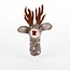 Finger Dolls Hert grijs