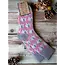 Socken Ribbed Elephants pink