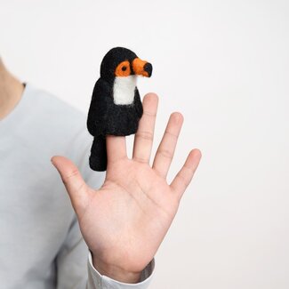 Sjaal met Verhaal Fingerpuppen Toekan