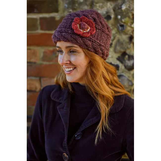 Beanie Sorrento plum