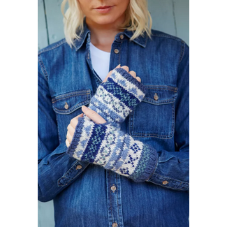 Pachamama Handwarmer Finisterre/Fairisle denim