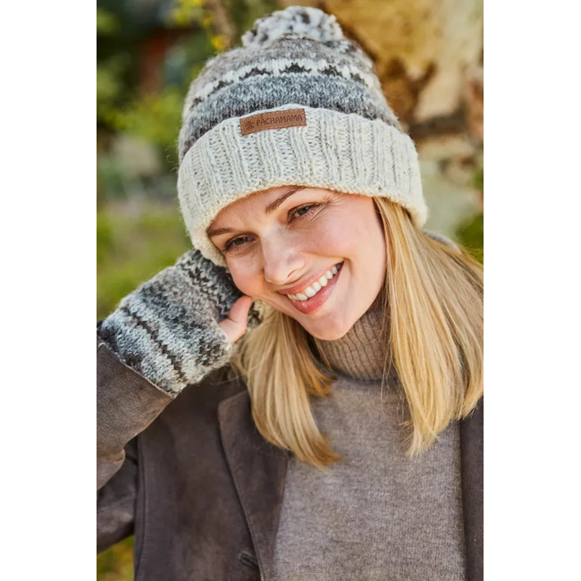 Handwarmer Fairisle natural