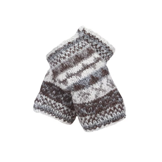 Handwarmer Fairisle natural