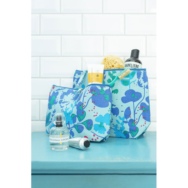 Kostmetiktasche Viola blue large