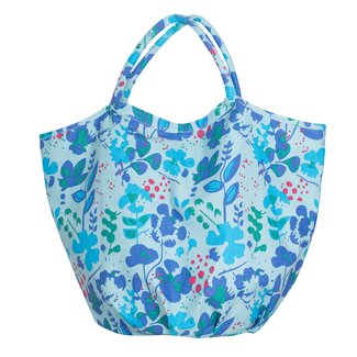 Overbeck and Friends Canvas Shopper/Beachbag Viola blue