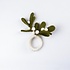 Sjaal met Verhaal Felt Napkin Ring Mistletoe