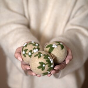 Sjaal met Verhaal Filz Weihnachtshänger Bal Mistletoe Large assorti