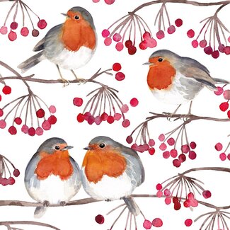 Paperproducts Design Paper Napkins Birds & Berries